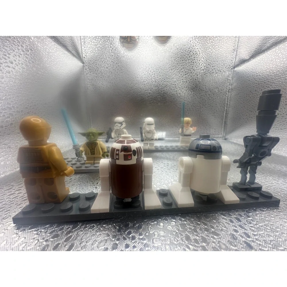 LEGO Star Wars Minifigure Lot Yoda Luke Skywalker R2-D2 BB-8 Stormtroopers 9pc - Picture 6 of 16